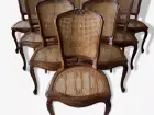 12 chaises cannées style Louis XV 103274518/UQFBSZ14