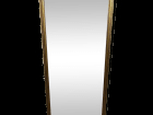 Grand miroir biseauté avec cadre doré