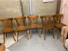 Lots de 5 chaises