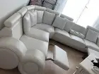 Canapé panoramique relaxe blanc